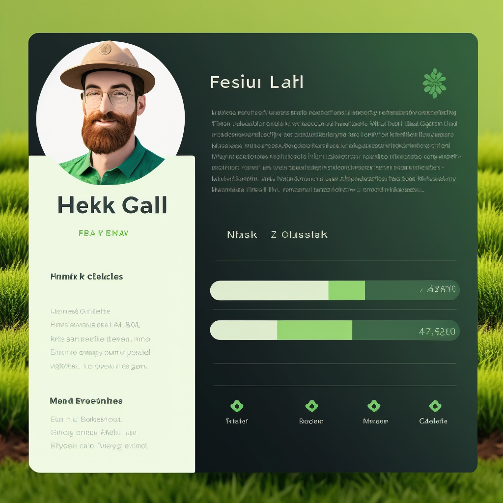 User persona document created from interview and survey findings