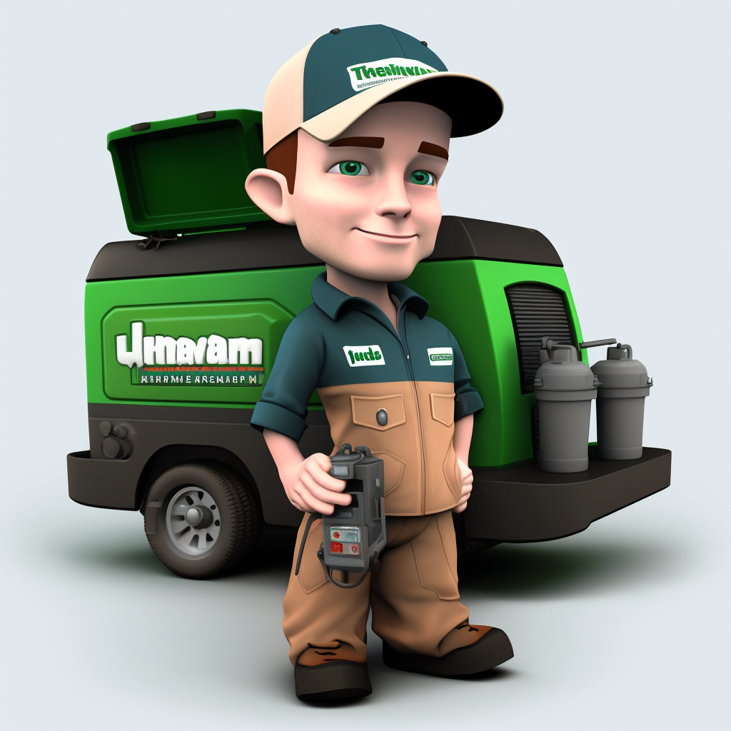 Virtual technician concept screen for the TruGreen app